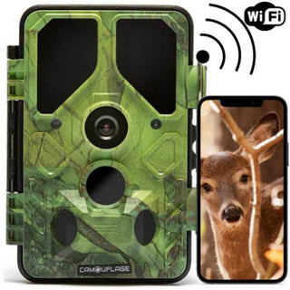 Caméra de chasse Camouflage EZ45 wifi avec envoi sur smartphone