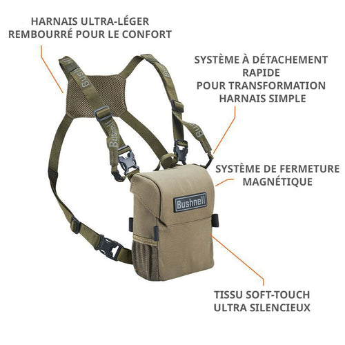 Bushnell-Geschirr mit Bauchtasche 
